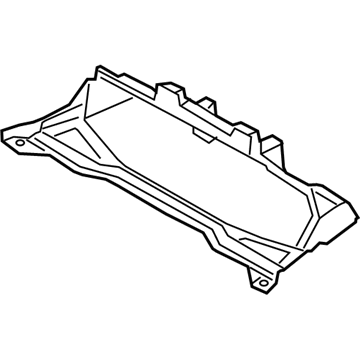 BMW 51-74-7-294-627 Air Duct, Middle, Lower Section