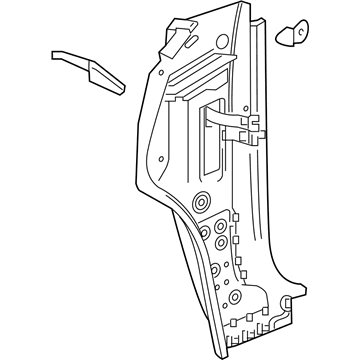 GM 84390652 Hinge Pillar Reinforcement