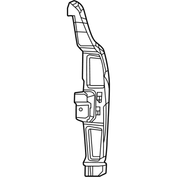 Mopar 68420120AA ABSORBER-Fender Side