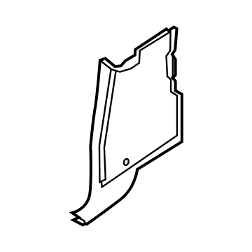 Nissan 76916-ZR31B GARNISH-Lock Pillar, Lower LH