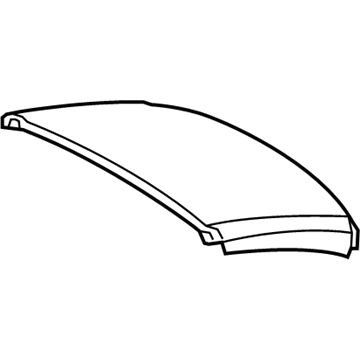 Lexus 63202-53030 Panel Sub-Assy, Slide Roof, Rear