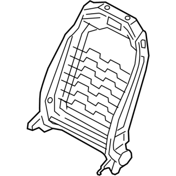 BMW 52-10-7-414-584 Backrest Frame, Electrical