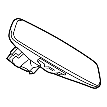 BMW 51-16-9-438-989 REARVIEW MIRROR EC / LED