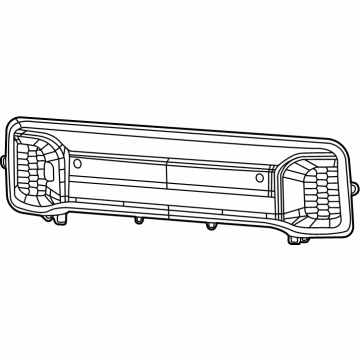 Mopar 68545003AA APPLIQUE-FASCIA