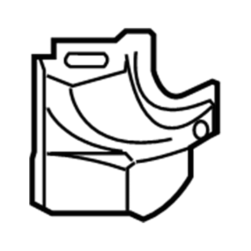 Infiniti 77640-1BA0A Pillar-Rear, Inner Lower RH