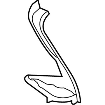 Infiniti 77650-1BA0A Pillar-Back, Outer RH