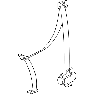 Toyota 73360-04100-C0 Outer Belt Assembly