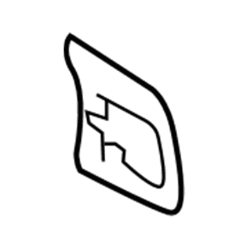 Nissan 80652-9FU0A Gasket-Outside Handle, Front Door