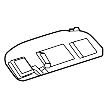 GM 42728047 LAMP ASM-R/RL R/SEAT POSN RDG & CTSY *GRAY Y