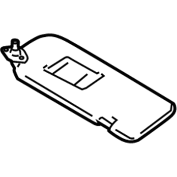 Toyota 74310-21140-B1 Sunvisor