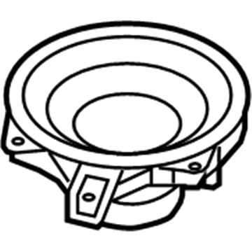 Hyundai 96380-2M300 Subwoofer Speaker Assembly