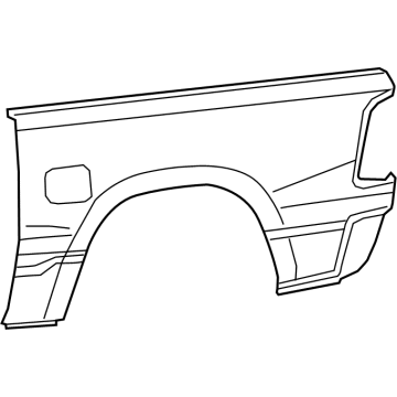 Mopar 68638038AB PANEL-BOX SIDE OUTER