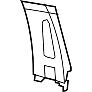 Mopar 1MH96BD1AD B Pillar Upper Trim