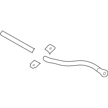 Lexus 48812-24140 Bar, Stabilizer, Rear