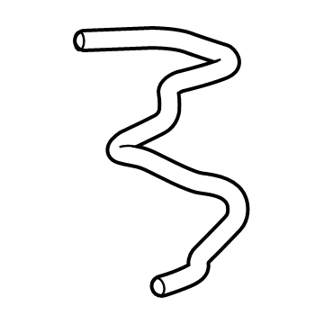 Honda 19104-6A0-A01 Hose, Reserve Tank (B)