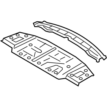 BMW 41-00-7-294-970 Partition, Luggage Compartment, Top