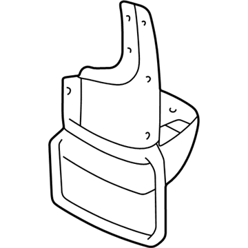 Toyota 76625-60150 Mud Guard