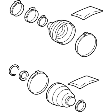 Toyota 04429-58051 Boot Kit