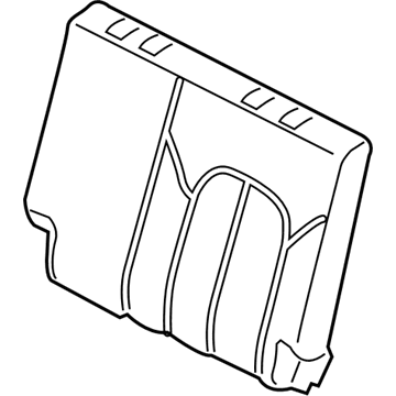 Ford JL7Z-7866601-AAJ COVER ASY - REAR SEAT BACK