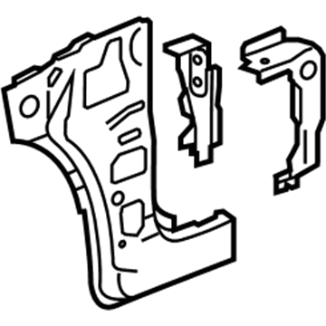 GM 23126944 Inner Hinge Pillar