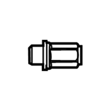 Lexus 90942-01050 Nut, Hub W/WASHER