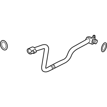 BMW 17-22-8-094-807 ENGINE OIL COOLER PIPE, RETU