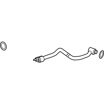 BMW 17-22-8-094-806 ENGINE OIL COOLER PIPE, FLOW