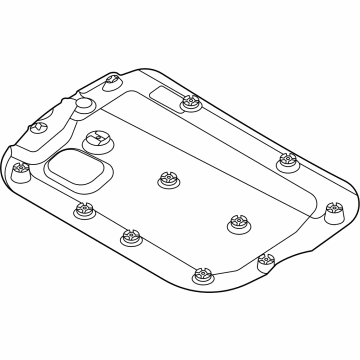 Ford M2DZ-16738-A INSULATOR - HOOD