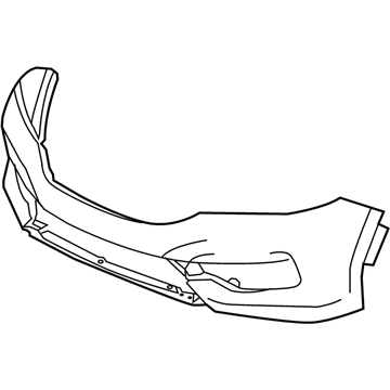 Honda 04711-T3W-A50ZZ Face, Front Bumper