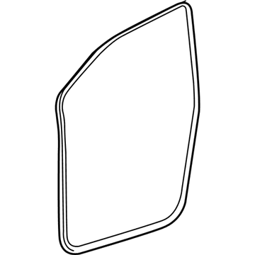 Lexus 62311-48040-A0 Weatherstrip, Front Door Opening Trim, RH