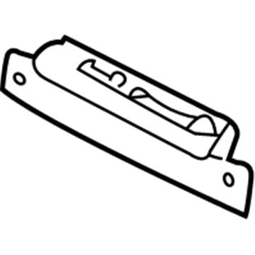 BMW 54-34-8-234-443 Base Plate Left