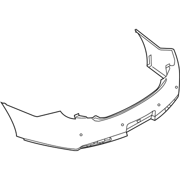 Ford DA5Z-17K835-APTM Bumper Cover