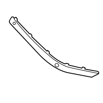 BMW 51-11-7-043-457 Bumper Guard, Primed, Front Left