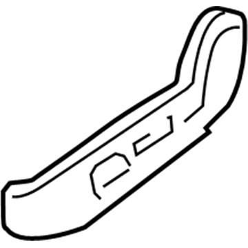 Nissan 87381-9N10B Finisher-Cushion, Front Seat Inner LH