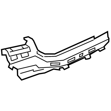 BMW 51-12-5-A1B-F91 BUMPER BRACKET CENTER REAR L