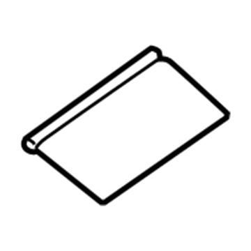 Nissan 73960-ZF90A Shade-Sunroof, Rear