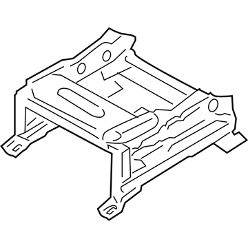 Nissan 87550-6JR2A SLIDE ASSY-SEAT