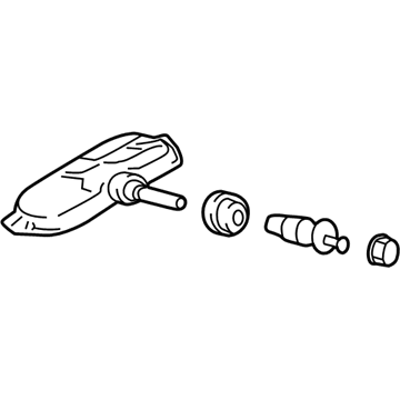 Honda 42753-SHJ-A53 Sensor Assembly, Tpms