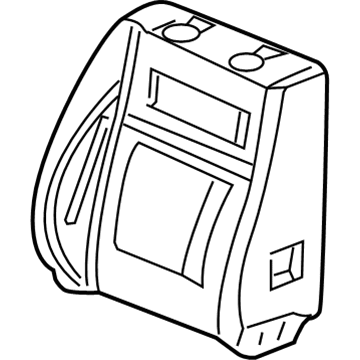 Honda 81122-S9A-A12 Pad Assy., R. FR. Seat-Back (With OPDS Sensor)