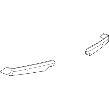 GM 84339357 Extension Pkg-Rear End Spoiler *Carbon Flasht