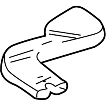 Lexus 87216-48020 Guide, Air Duct, Rear LH