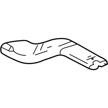 Lexus 87215-48020 Guide, Air Duct, Rear RH