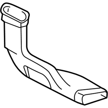 Lexus 87212-0E010 Duct, Air, Rear