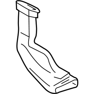 Lexus 87213-0E010 Duct, Air, Rear LH