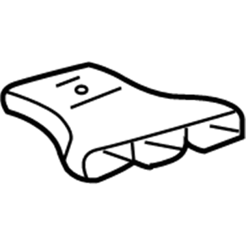 Lexus 87217-0E010 Duct, Air, Rear NO.5