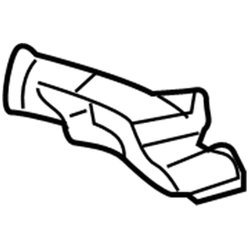 Lexus 55972-48040 Duct, Side Defroster Nozzle, NO.2