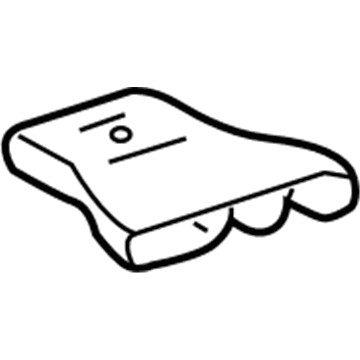Lexus 87218-0E010 Duct, Air, Rear No.6