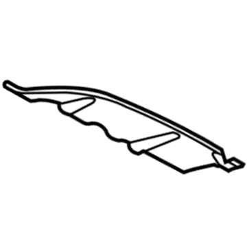 Infiniti 63132-ZR05A BAFFLE-Front Fender, RH