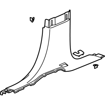 GM 84954505 Lower Center Pillar Trim