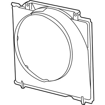 Ford YC3Z-8146-HA Fan Shroud
